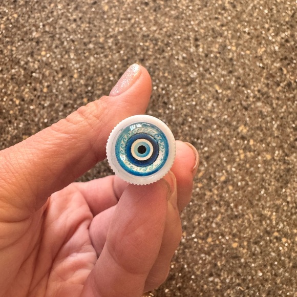 Evil Eye 🧿 Natural Lip Balm with Blue and Yellow Design - Picture 9 of 10